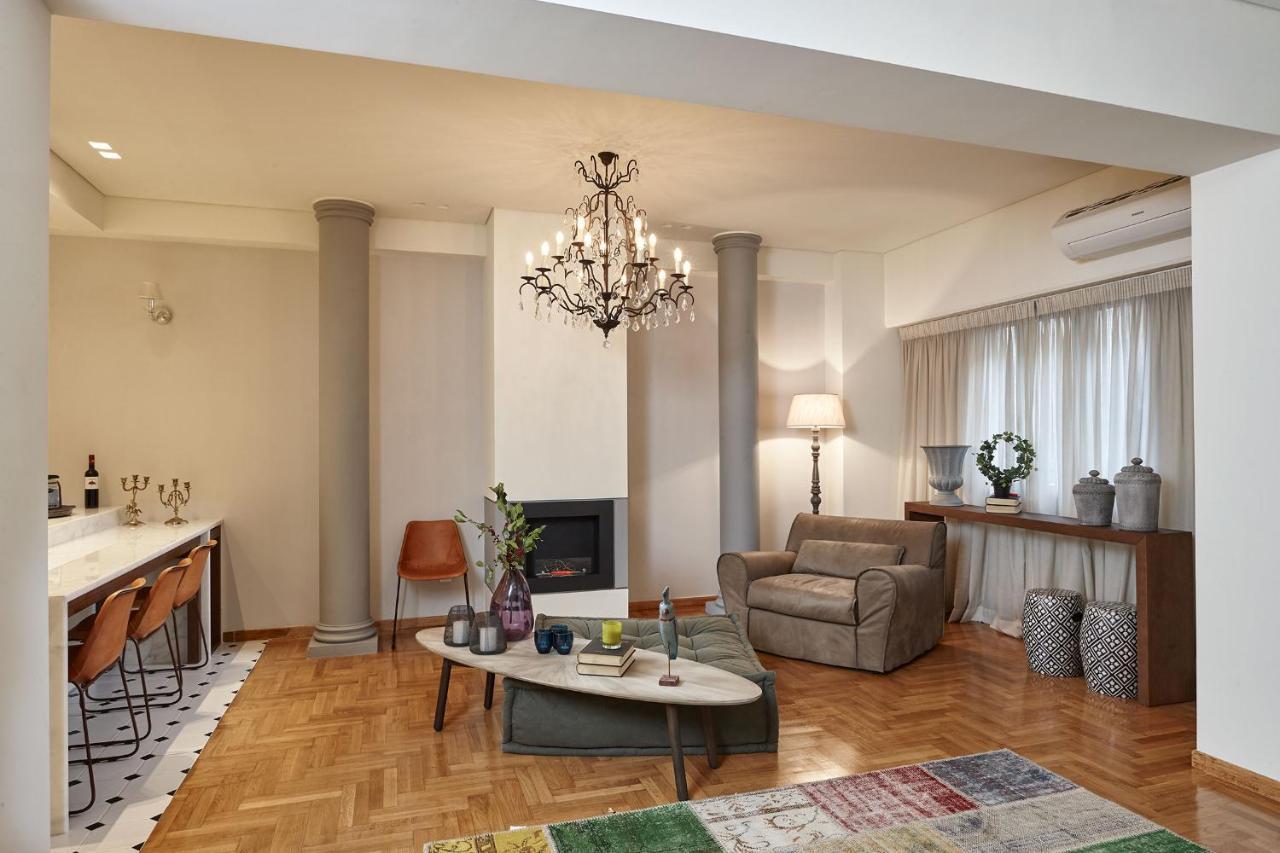 Kolonaki Square Elegant Apartment Aten Exteriör bild